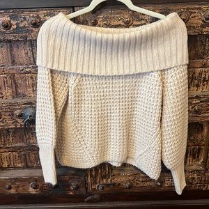 Express Off The Shoulder Sweater